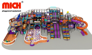 Large Indoor Space-themed Soft Playground