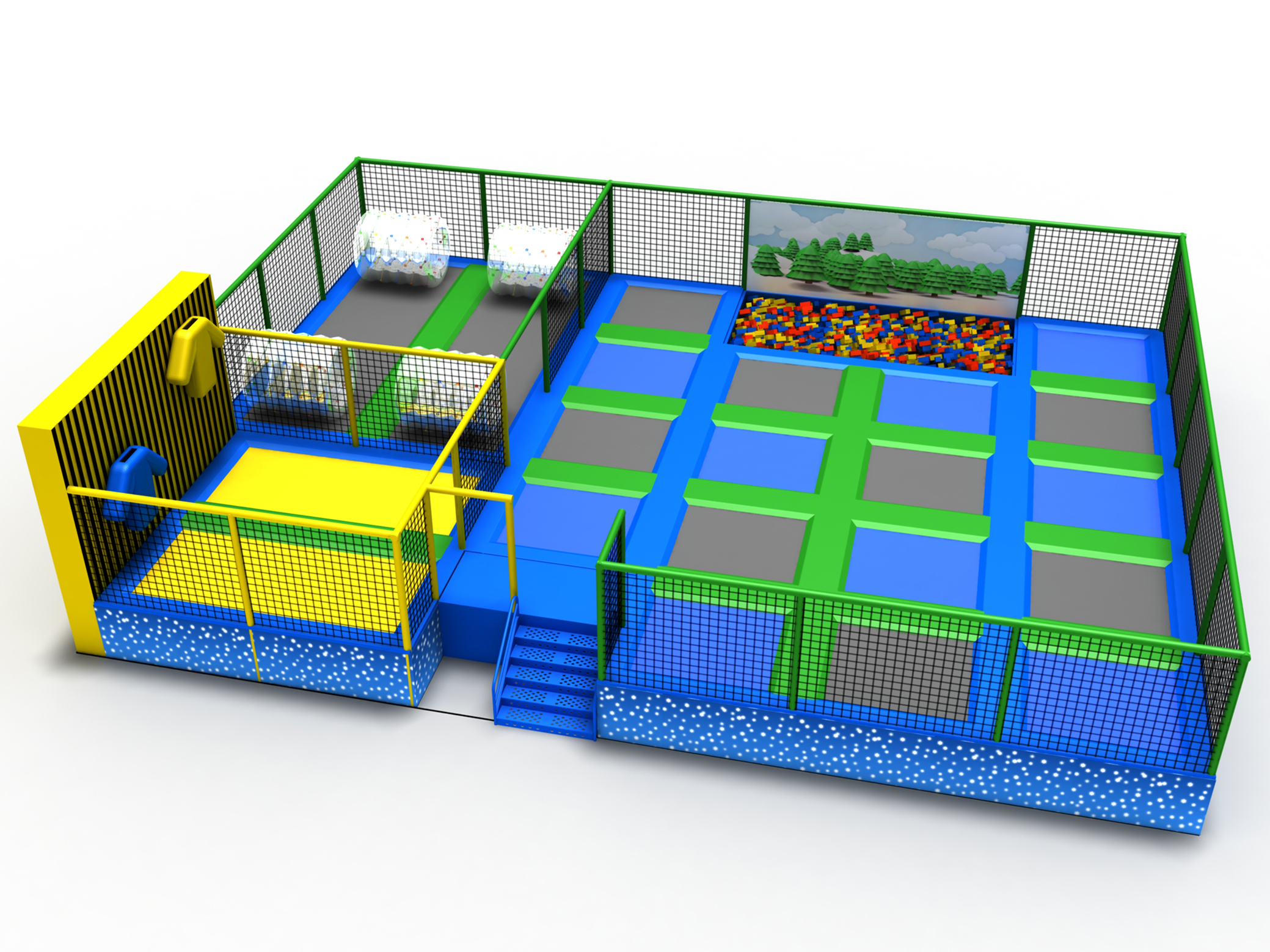 Brief introduction of trampoline park