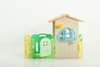 Kids Plastic Playhouse with Fence