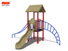 Small Outdoor Playground with Slides