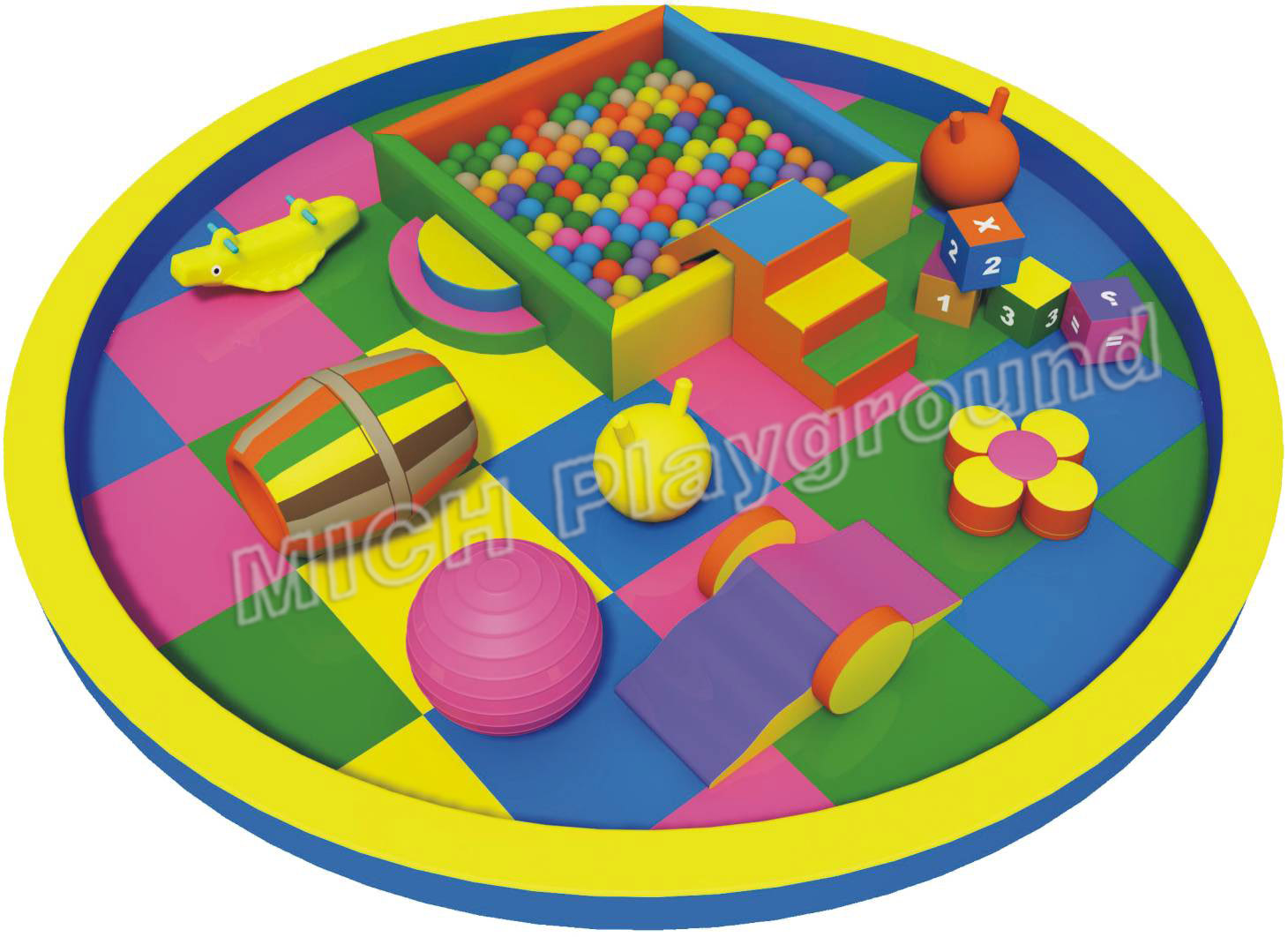 Children soft play sponge mat playground 1101C