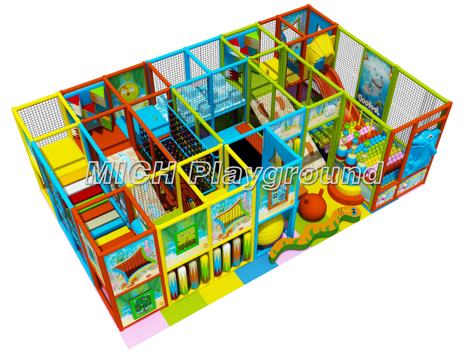 Mcdonald Kids Indoor Portable Soft Playground