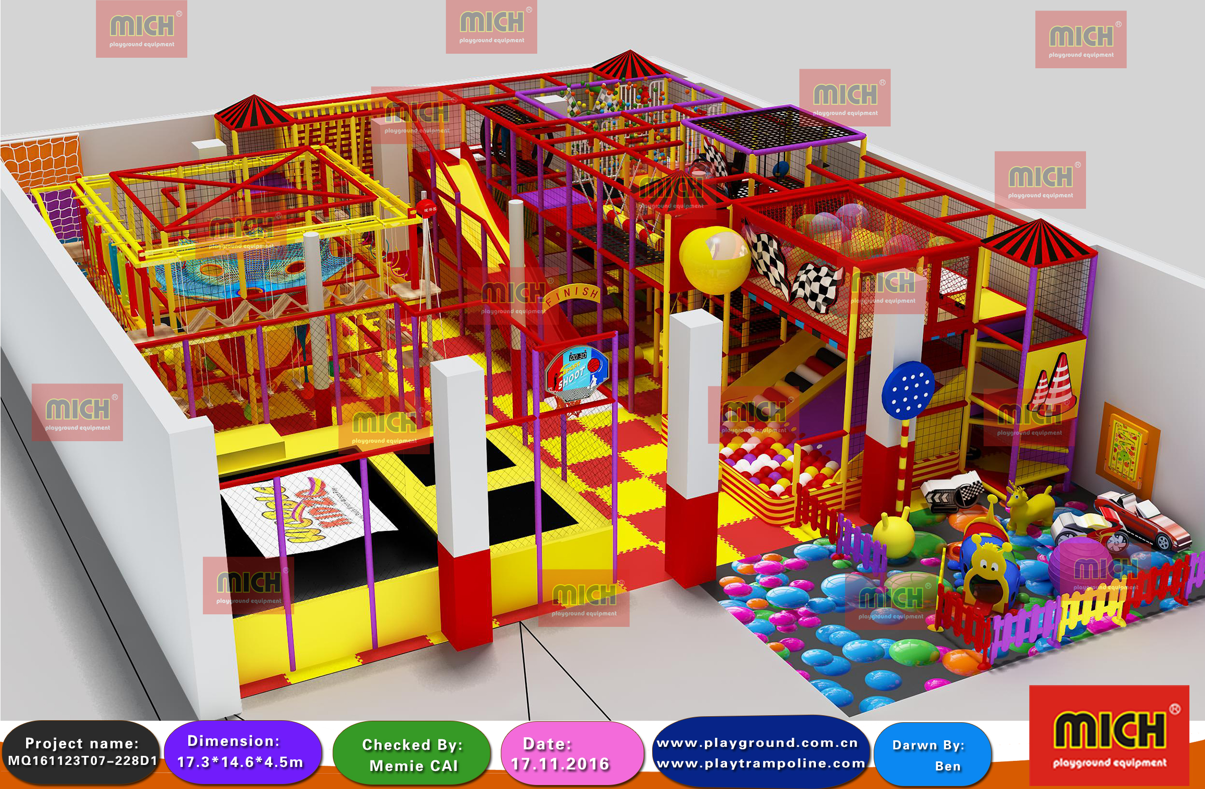 A New Kids Indoor Play Center Project in India