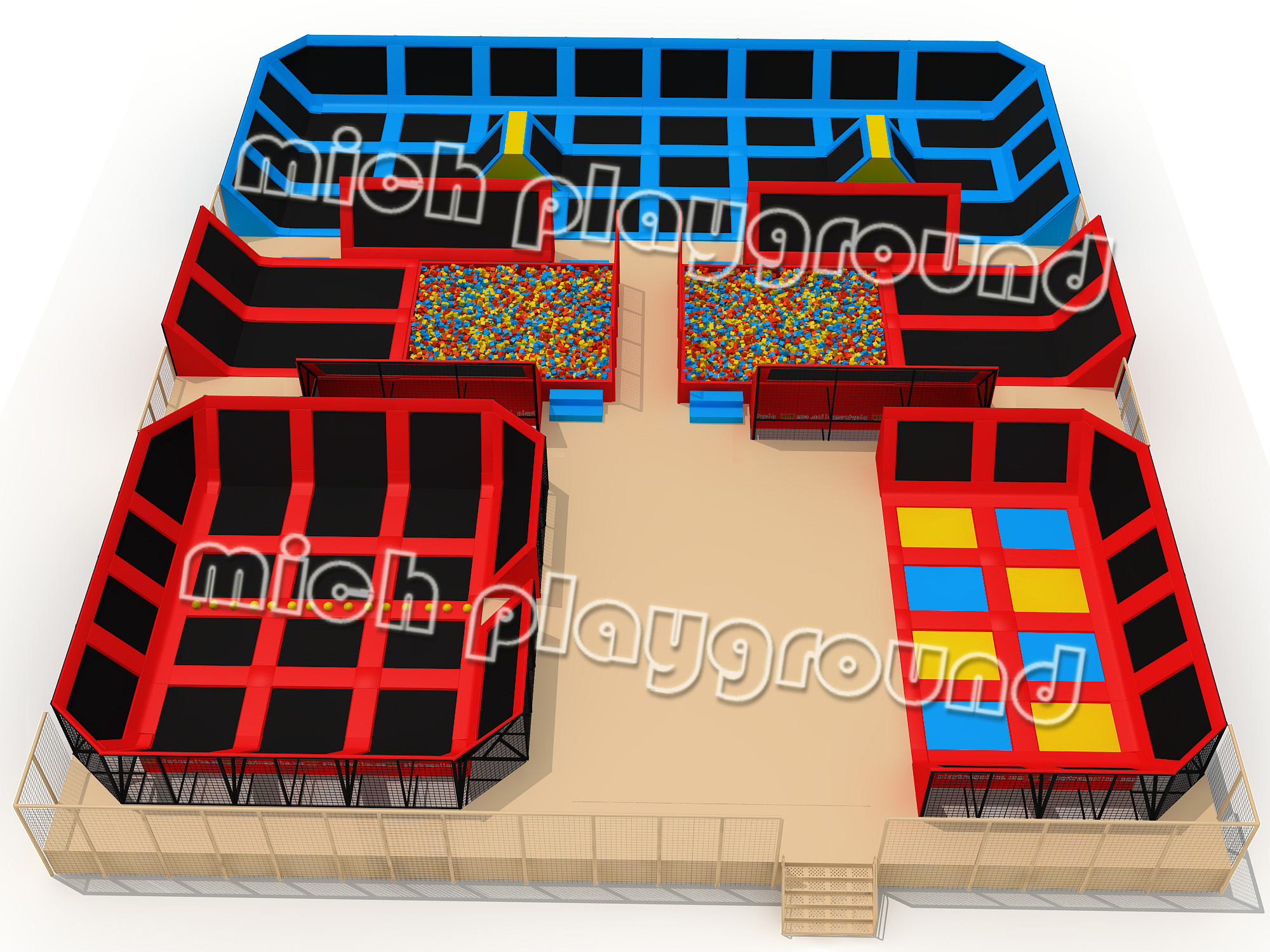 MICH Indoor Trampoline Park Design for Amusement 5109A