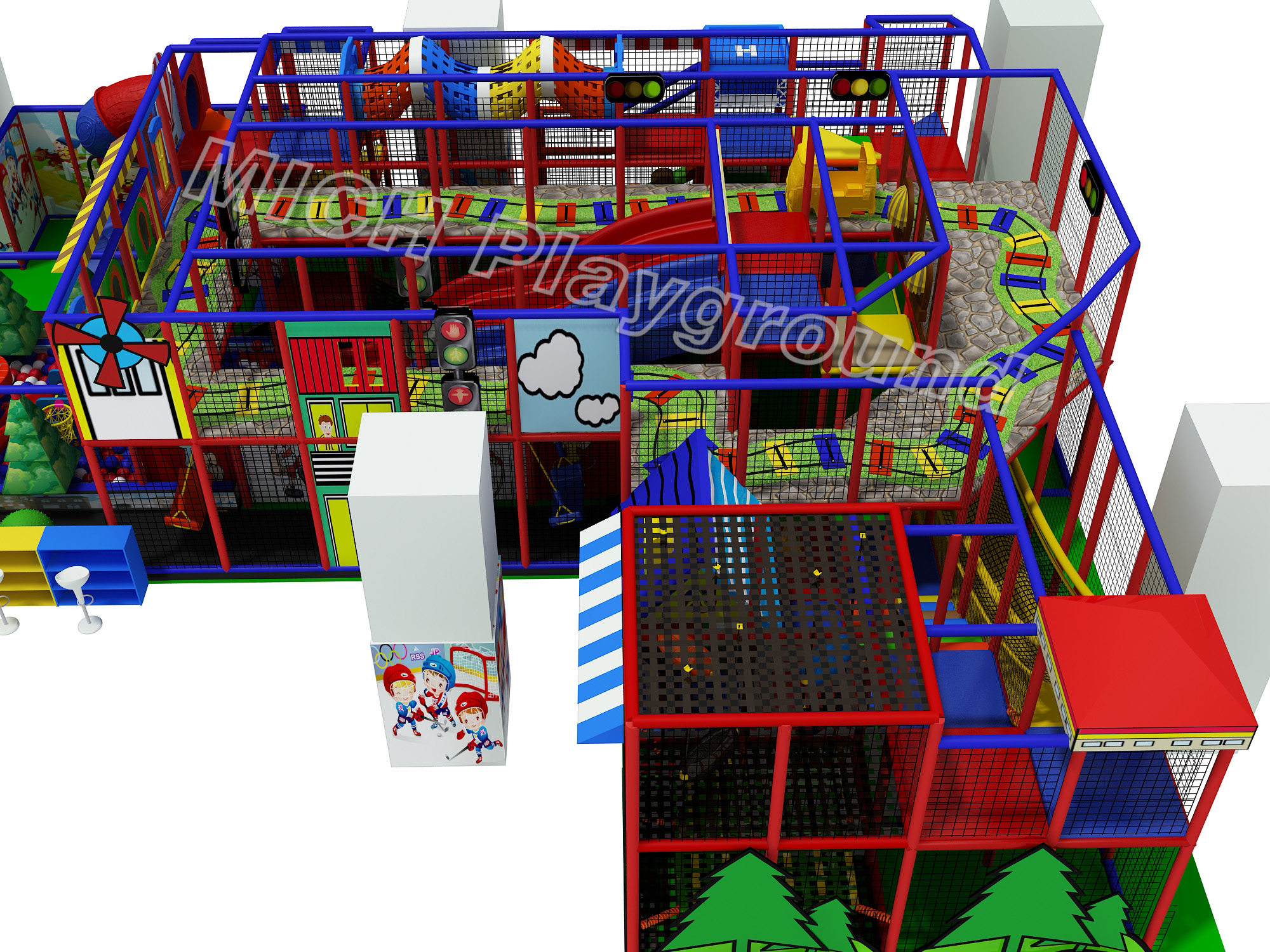 Sports Theme Kids Indoor Play Park
