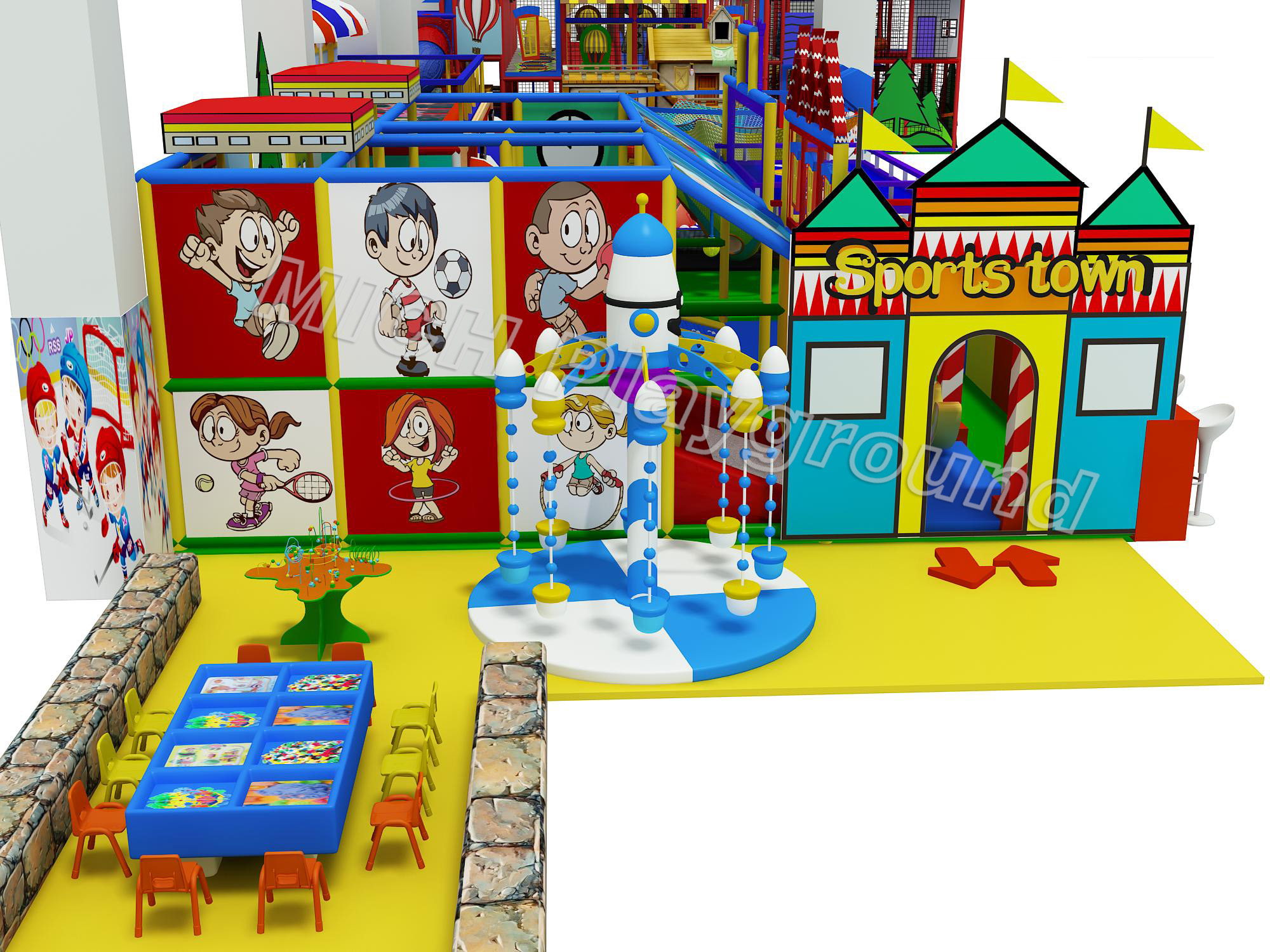 Sports Theme Kids Indoor Play Park