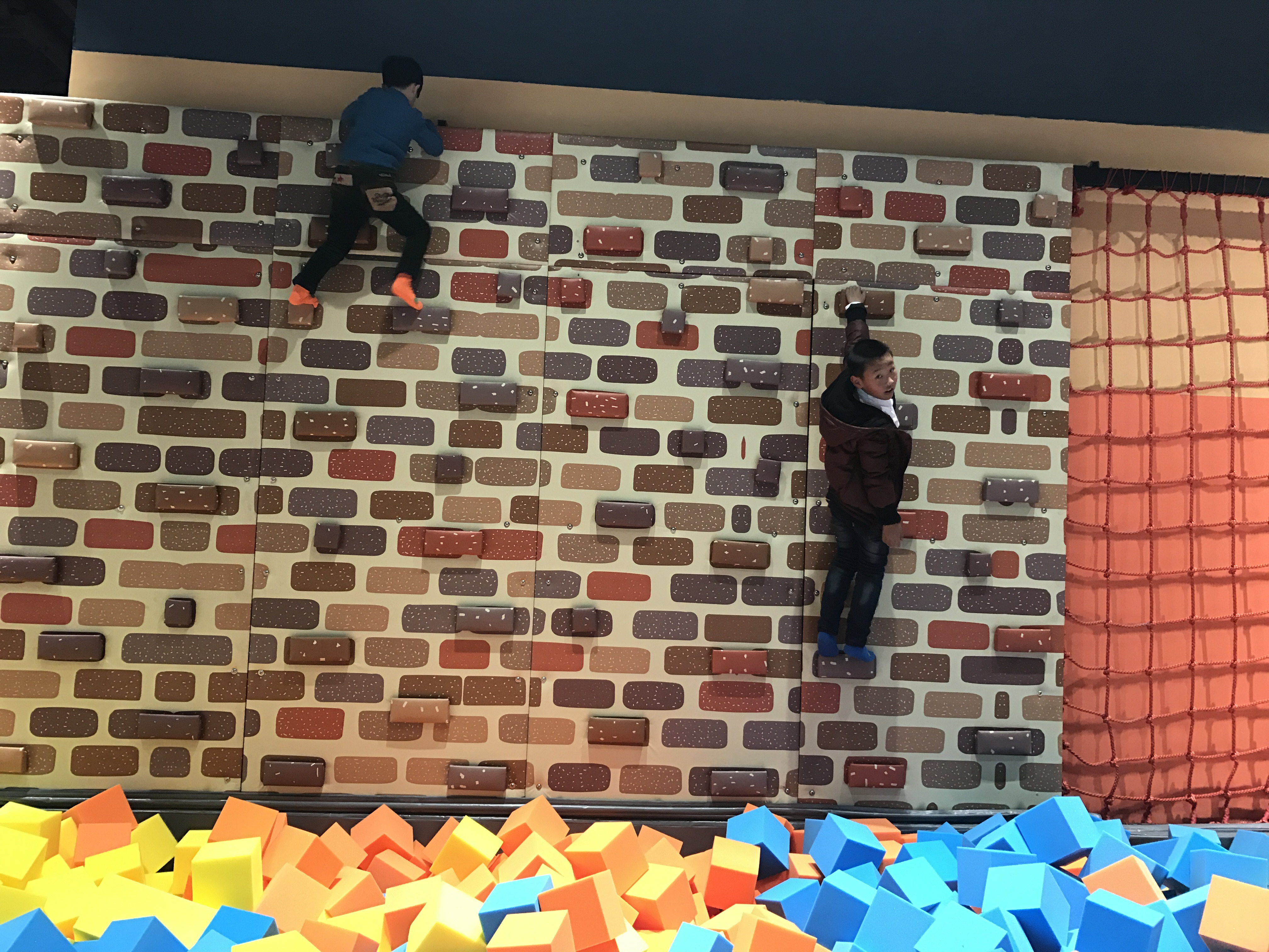 climbing wall 
