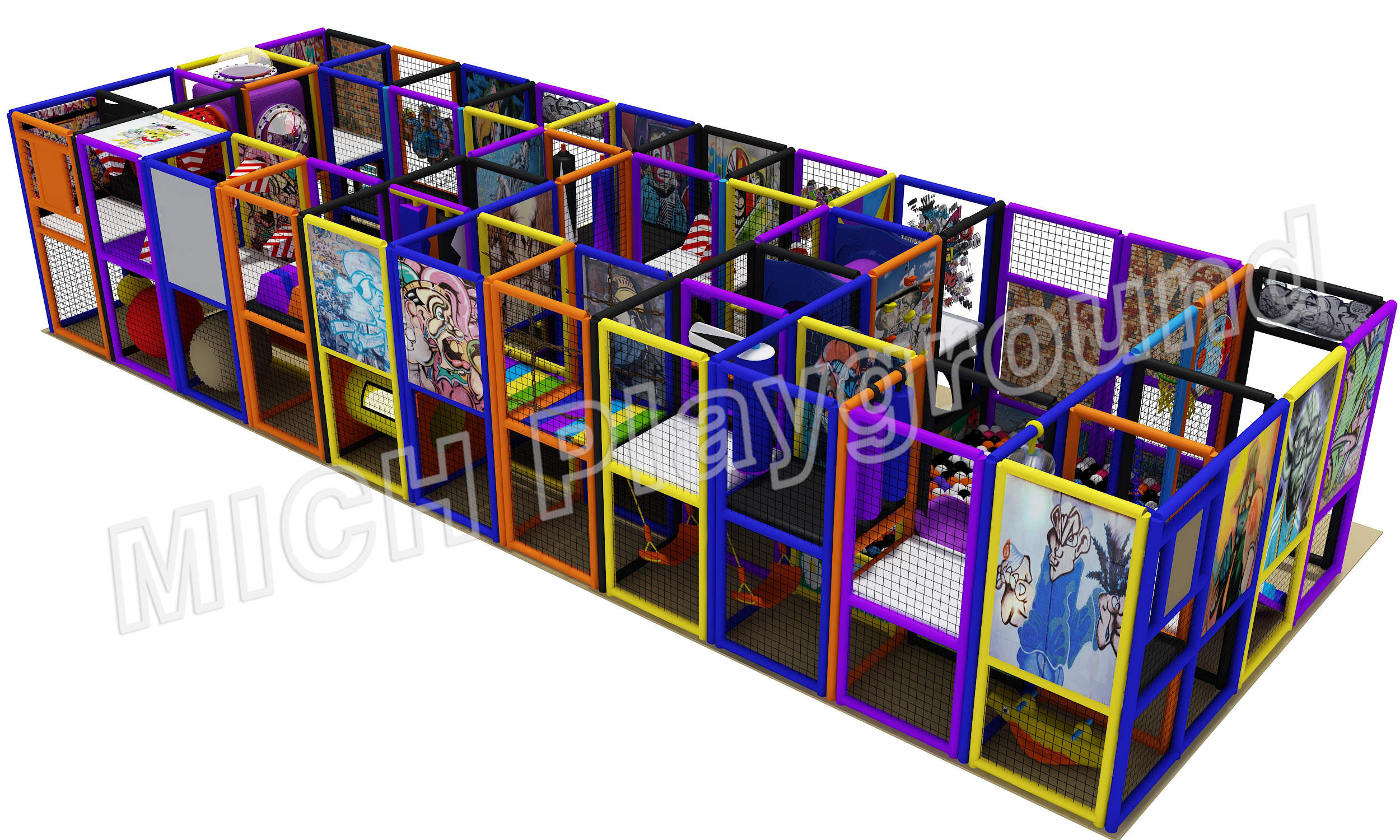 Kids Amusement Soft Indoor Playground 6605A