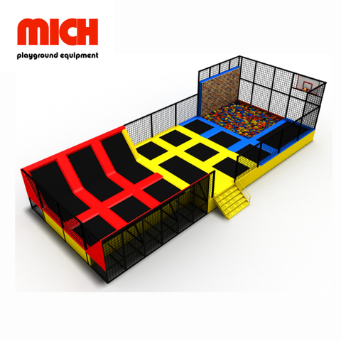 Mich 160sqm Inclined Indoor Trampoline Park