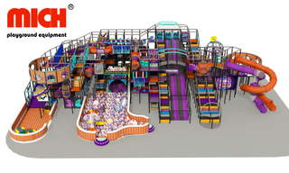 Large Indoor Space-themed Soft Playground