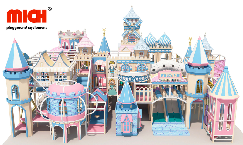 Indoor Large Macaron Castle Theme Park