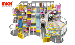 Large Indoor Macaron Cartoon Soft Playground