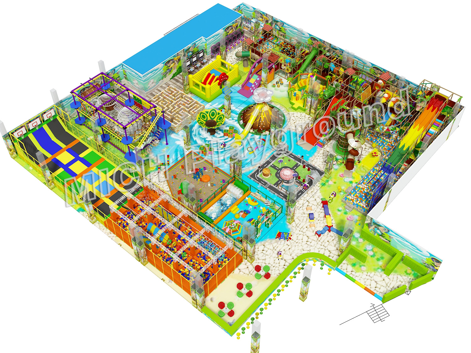 Large Commercial Indoor Amusement Park