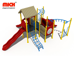 Small Outdoor Jungle Gym with Slides