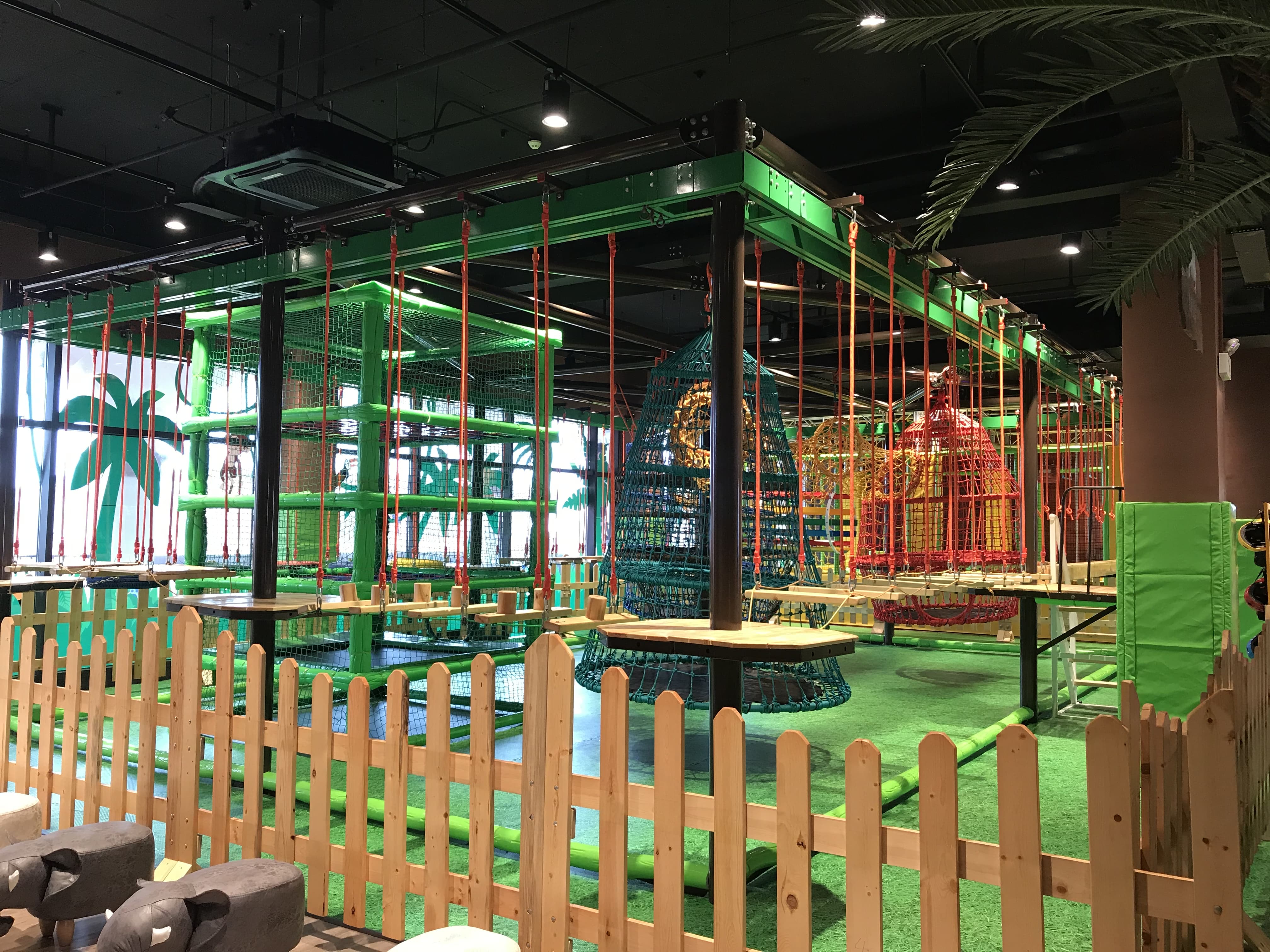 china indoor playground rope course