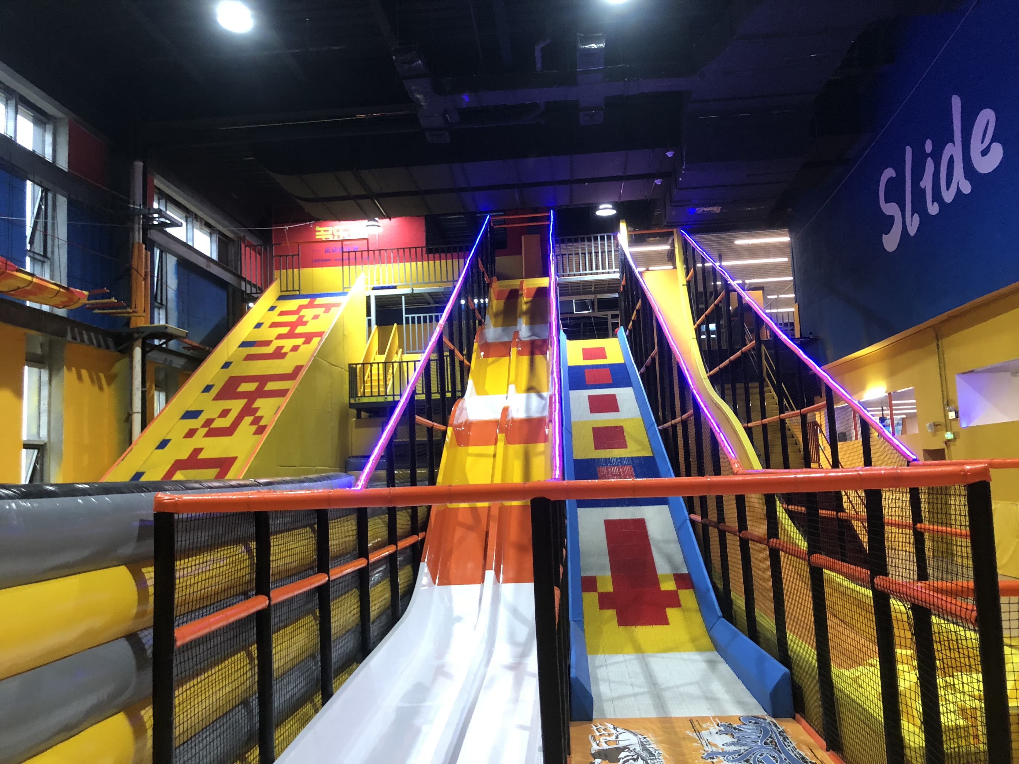 china indoor playground Fibreglass Slides