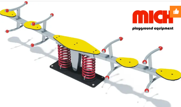 Outdoor Kids Four Seats Seesaw Horse Set for Sale