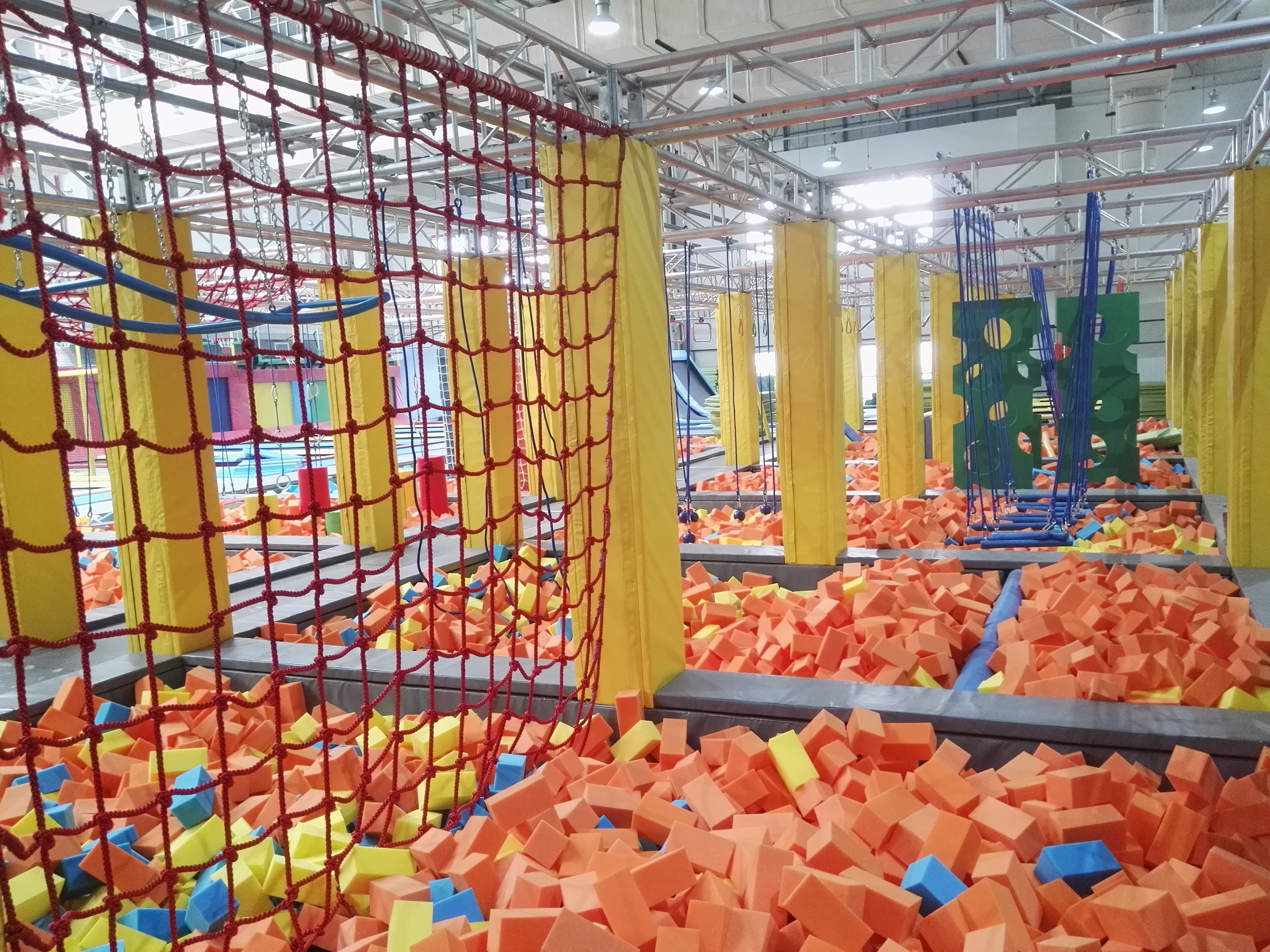 Why is indoor playground popular in a shopping mall??