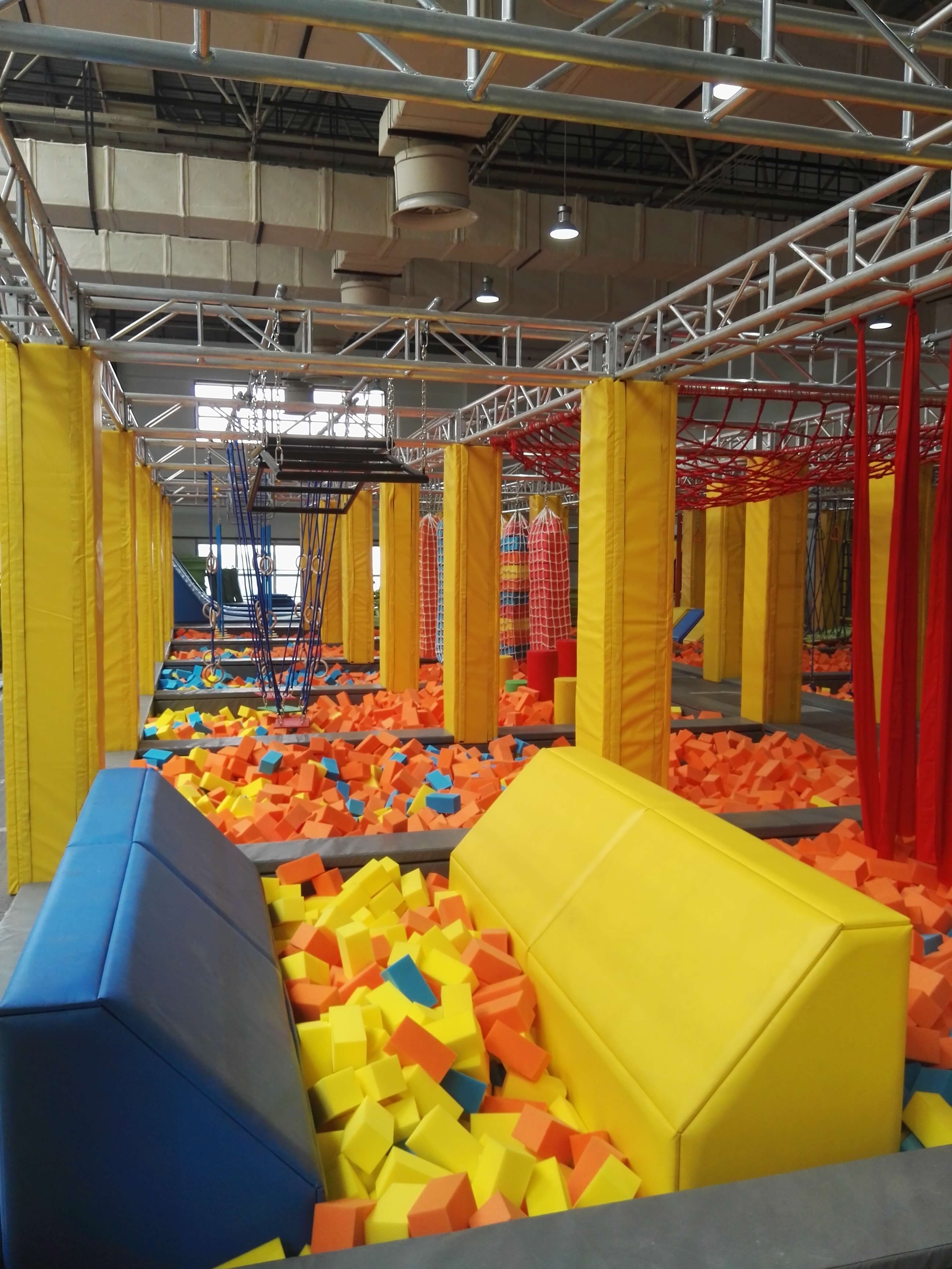 What is the most dangerous equipment in an indoor playground?