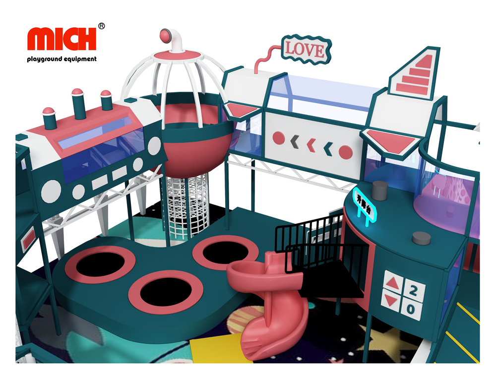 Modern Future Themed Kids Soft Play Center