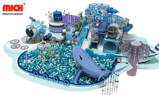 600sqm Ocean Themed Soft Indoor Playground for Children with Ball Pit