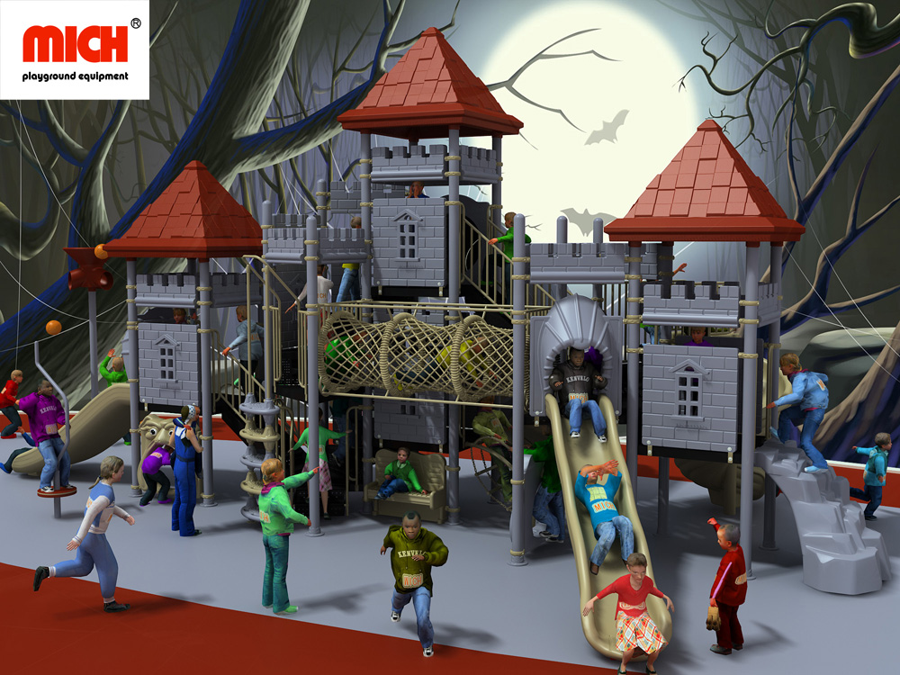 Customized 2 Levels Children Outdoor Playground