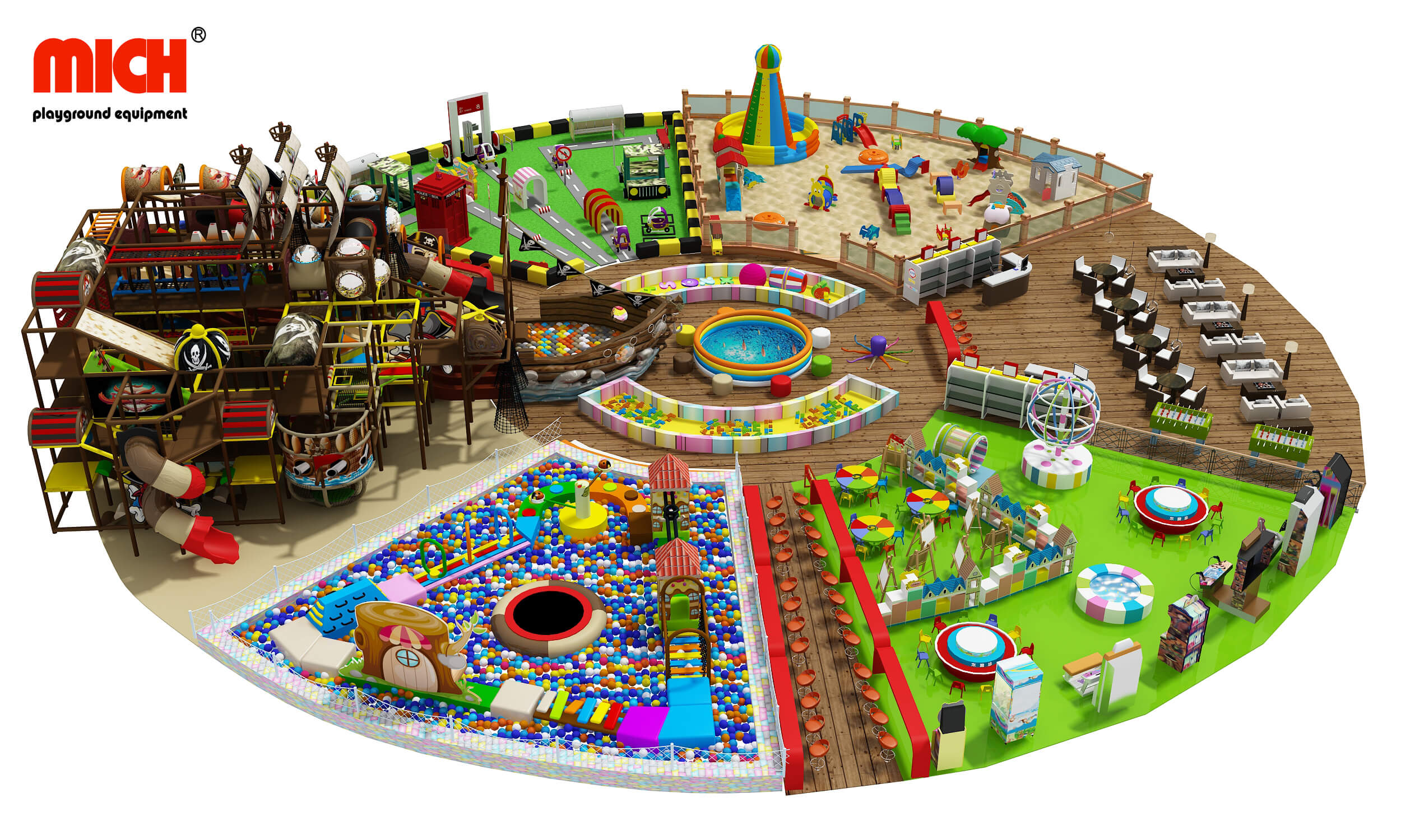 Large Commercial Toddler Indoor Play Centre