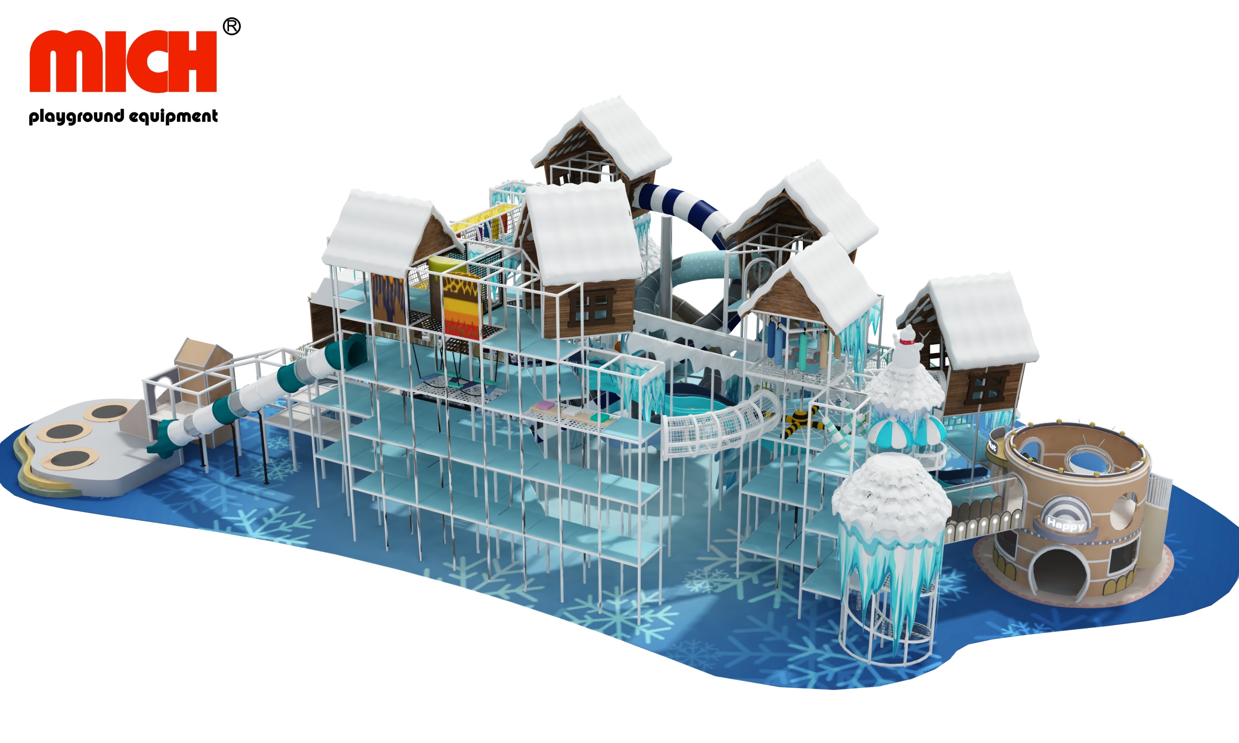 Ice And Snow Castle Theme New Design Indoor Playground for Sale