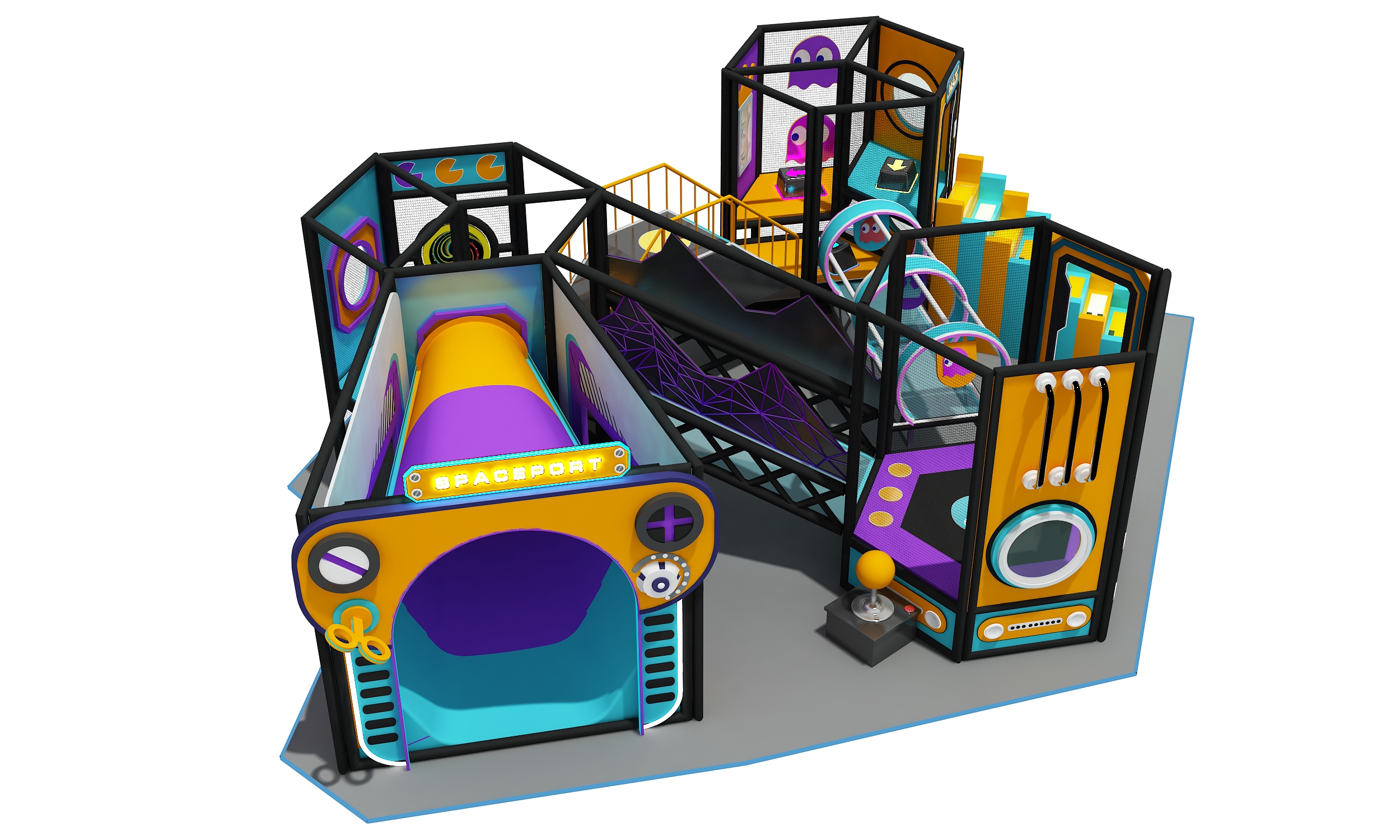 Indoor Cartoon Soft Playground 2503C