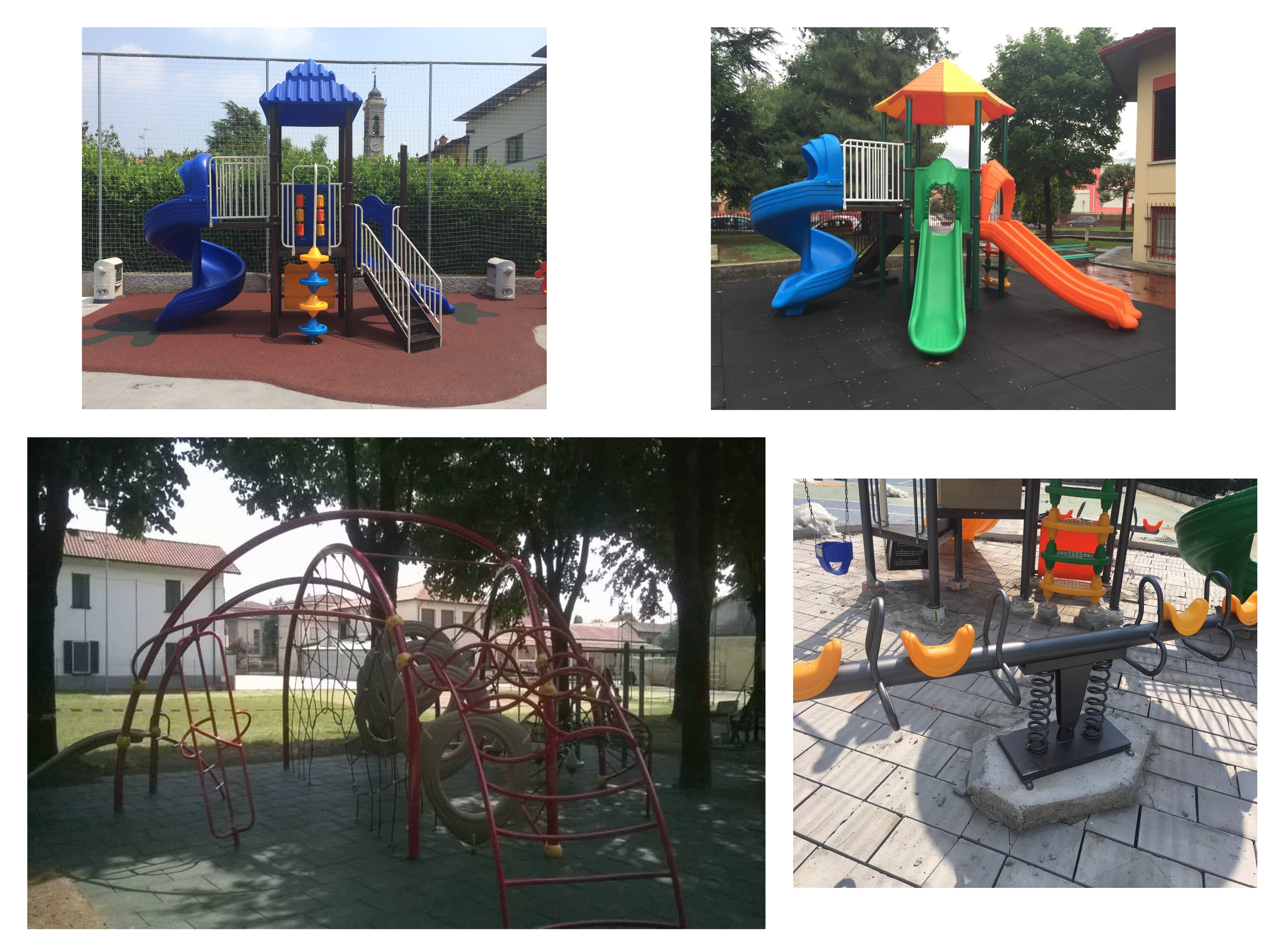 Kids Outdoor Playset with Rotating Cage