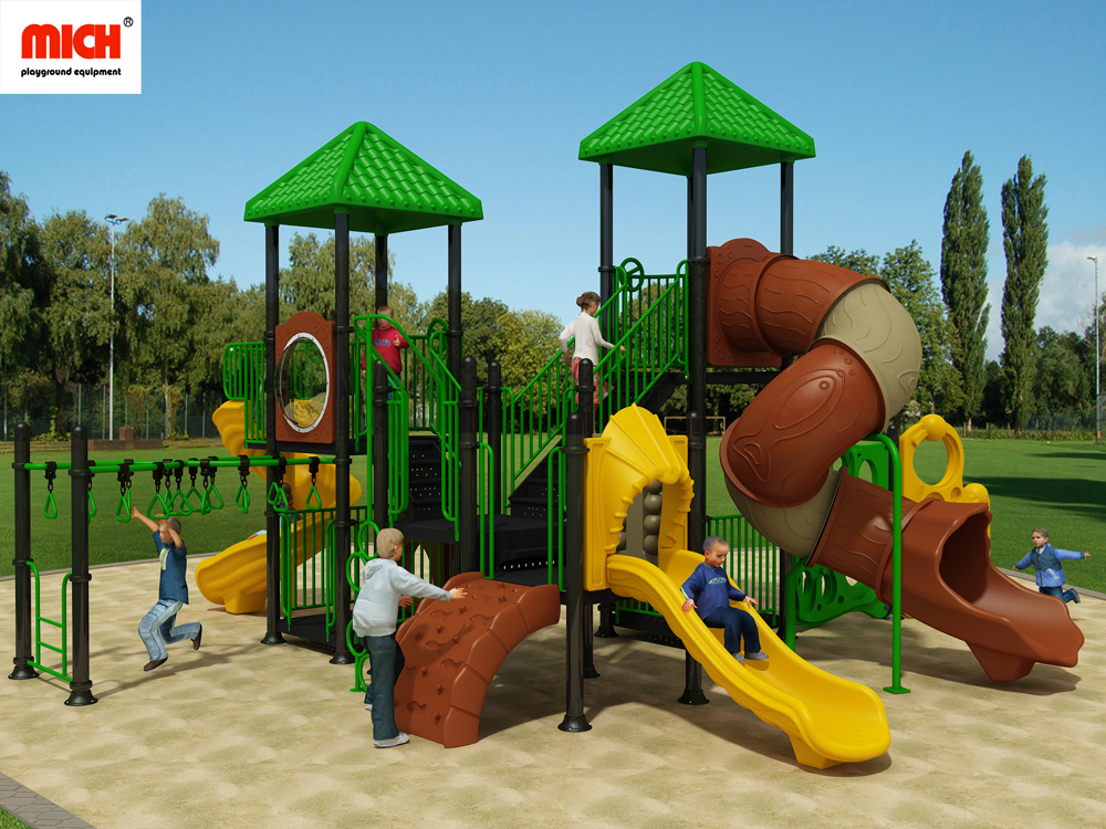 Kids Outdoor Playset with Monkey Bars