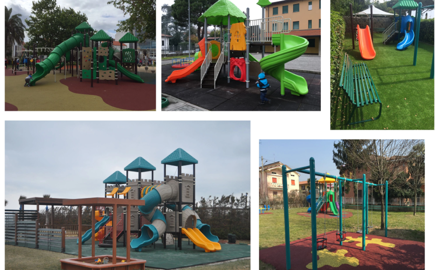 Customizable Ninja Warrior Course for Toddler Play Zones