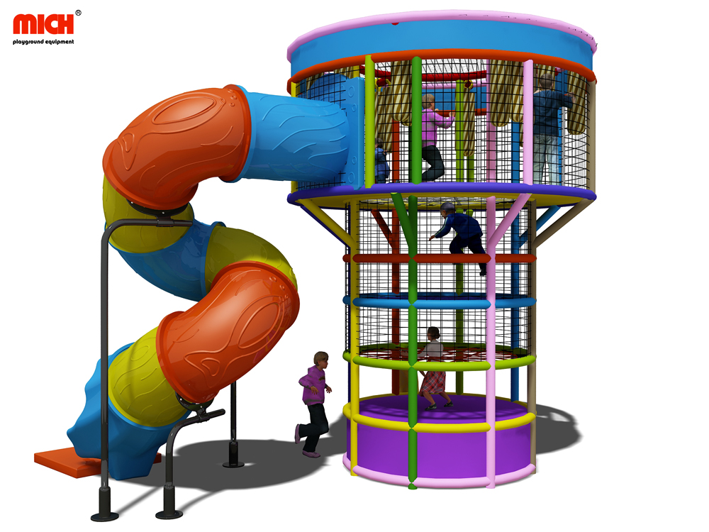 Mich Custom Spider Tower with Slides