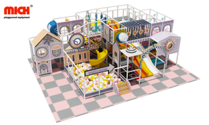 Candy Mich Castle Theme Indoor Soft Safe Playground for Kids 