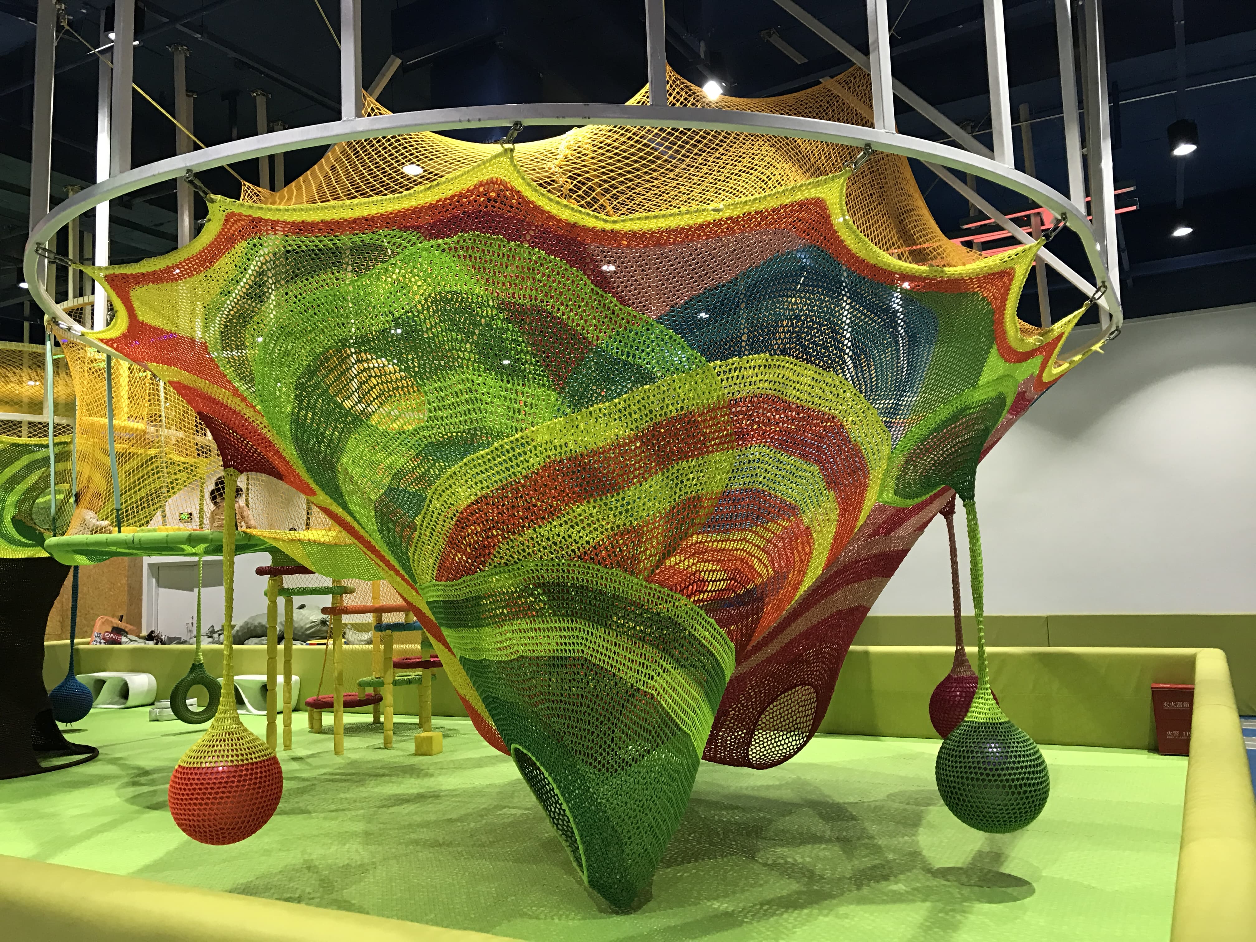 mich indoor playground Net Rope Structure