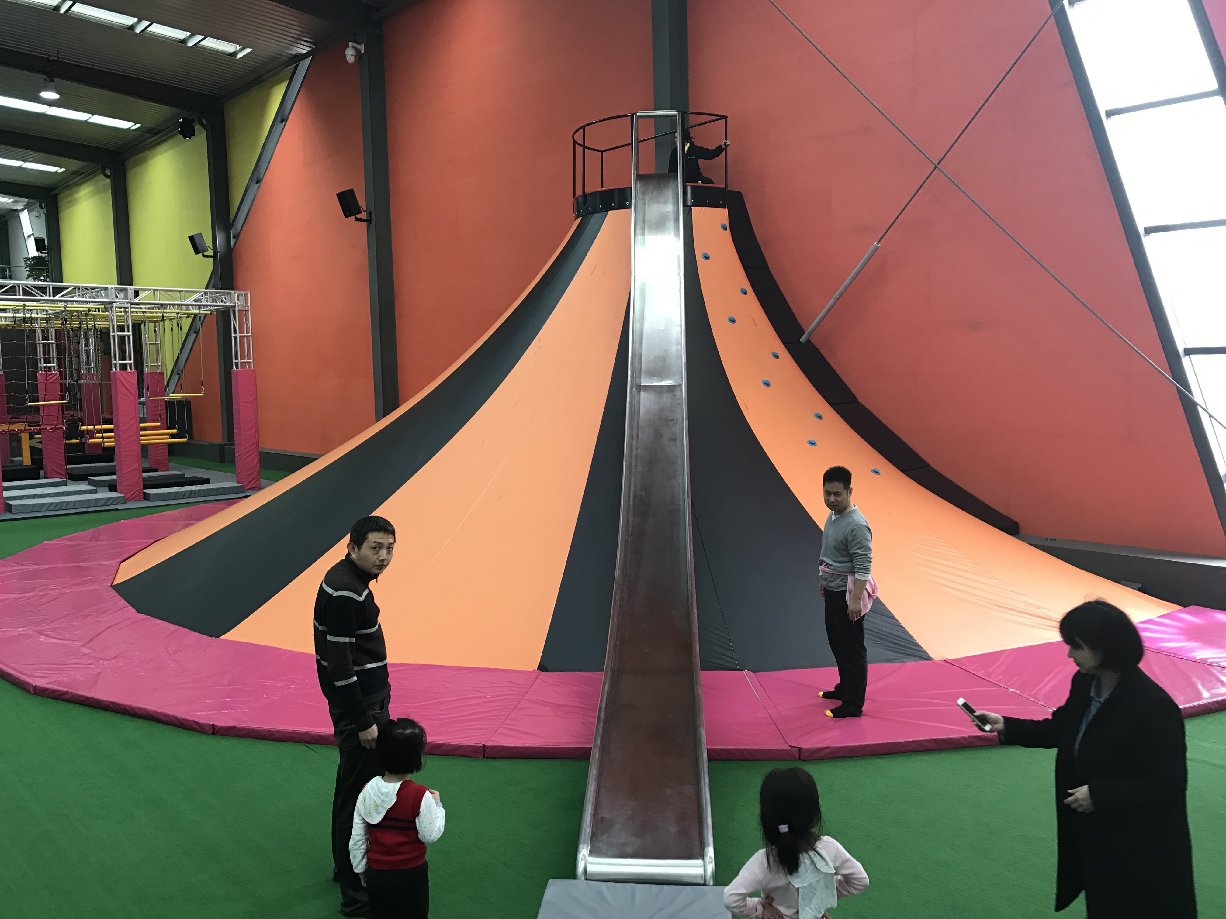 china indoor playground Volcano Slides