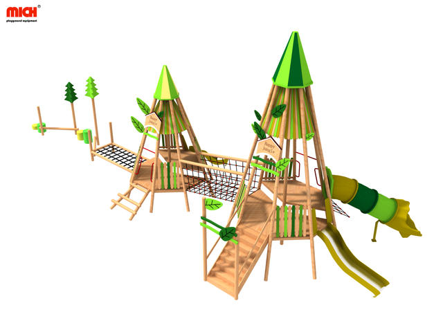 What is the outdoor playground equipment suitable for parent-child interaction?