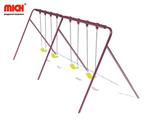 Outdoor Playground Four Seats Baby Swing Set for Sale