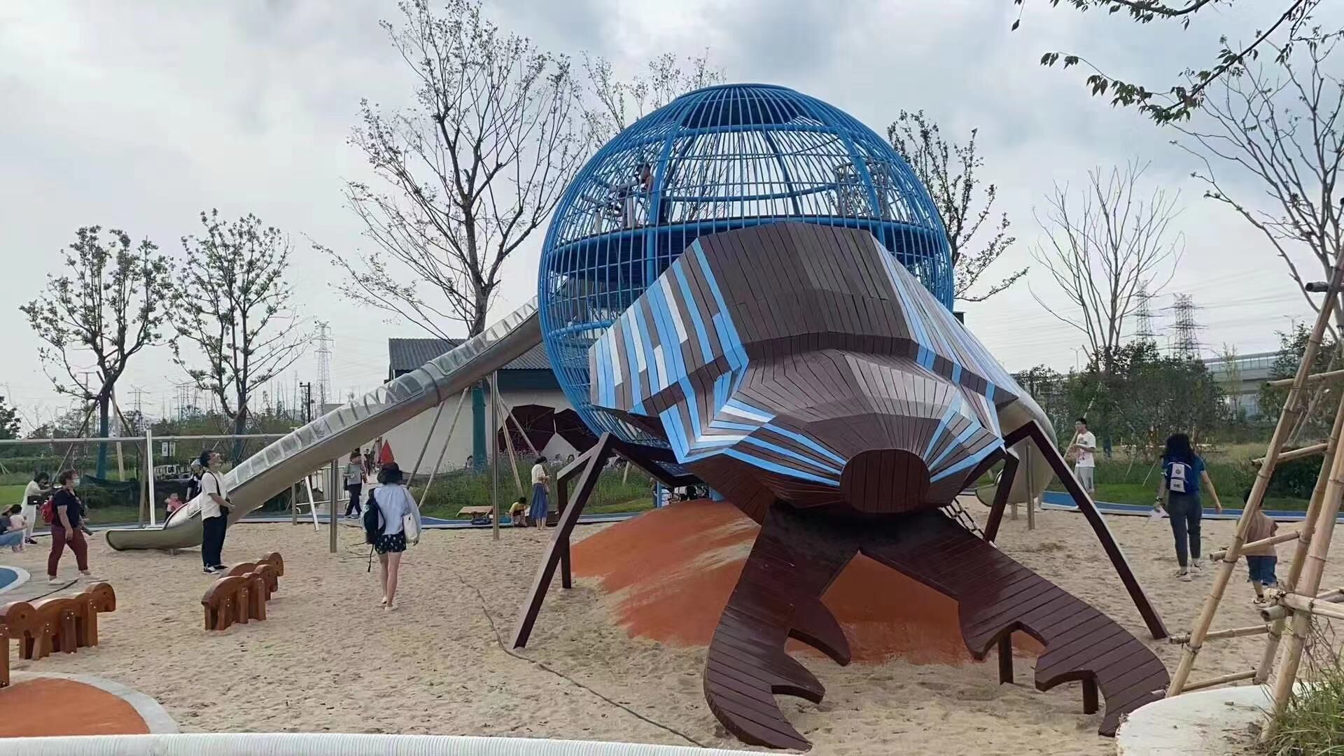 unique outdoor play structure