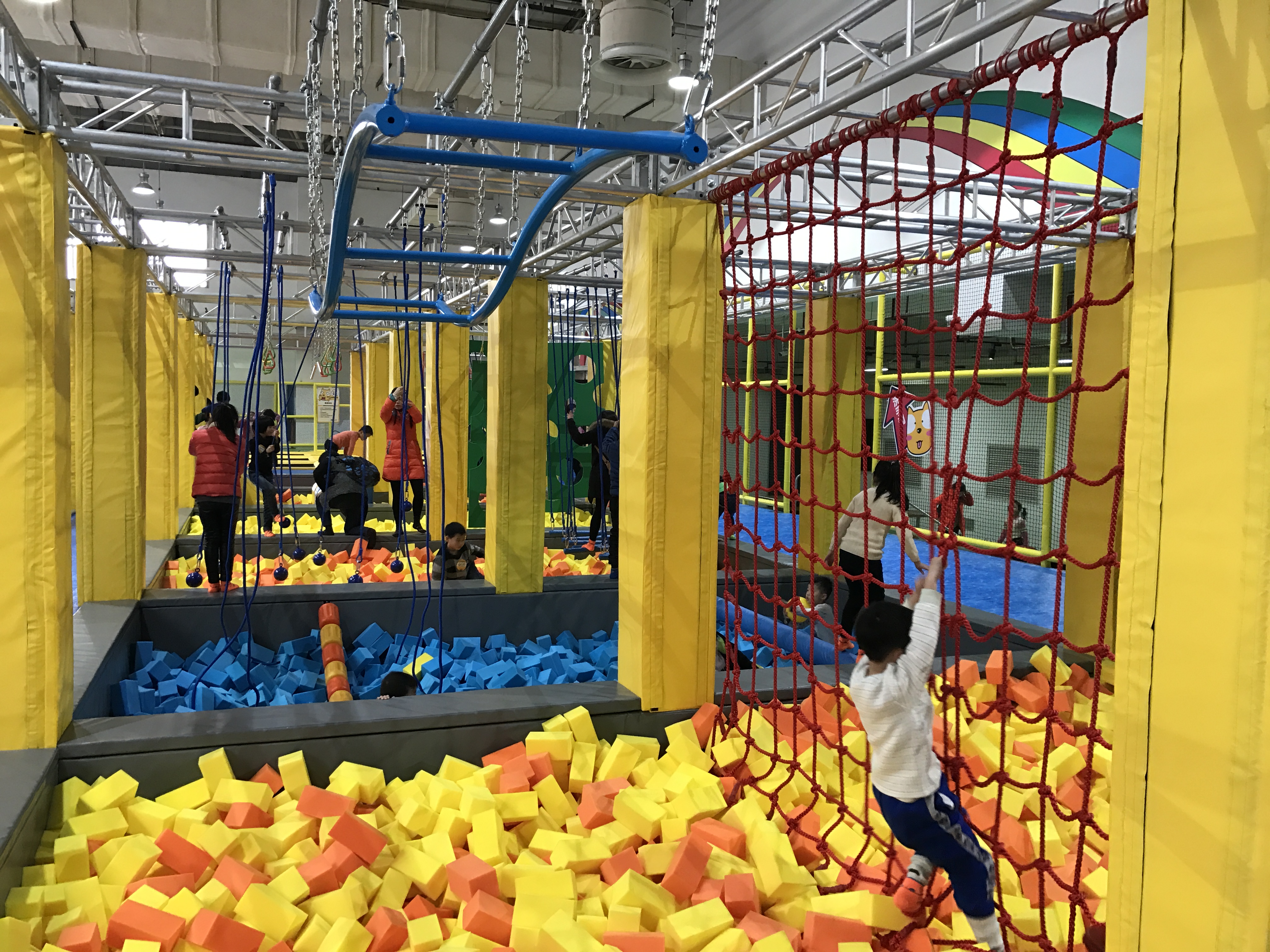 what is indoor playground equipment made of?