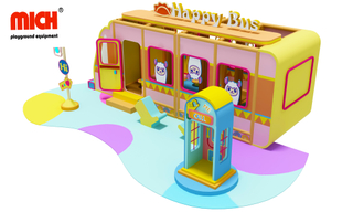 Cartoon Themed Happy Toddler Indoor Playground