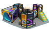 Indoor Cartoon Soft Playground 2503C