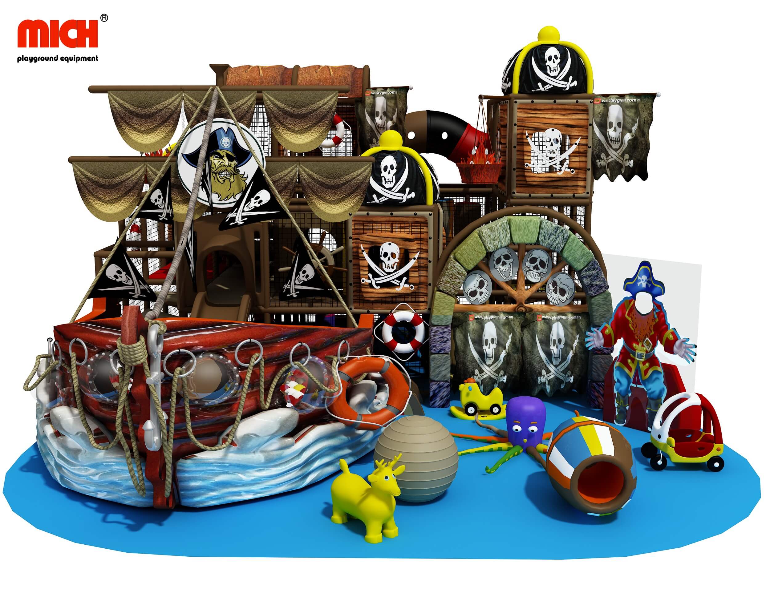 Indoor playground manufacturing facility