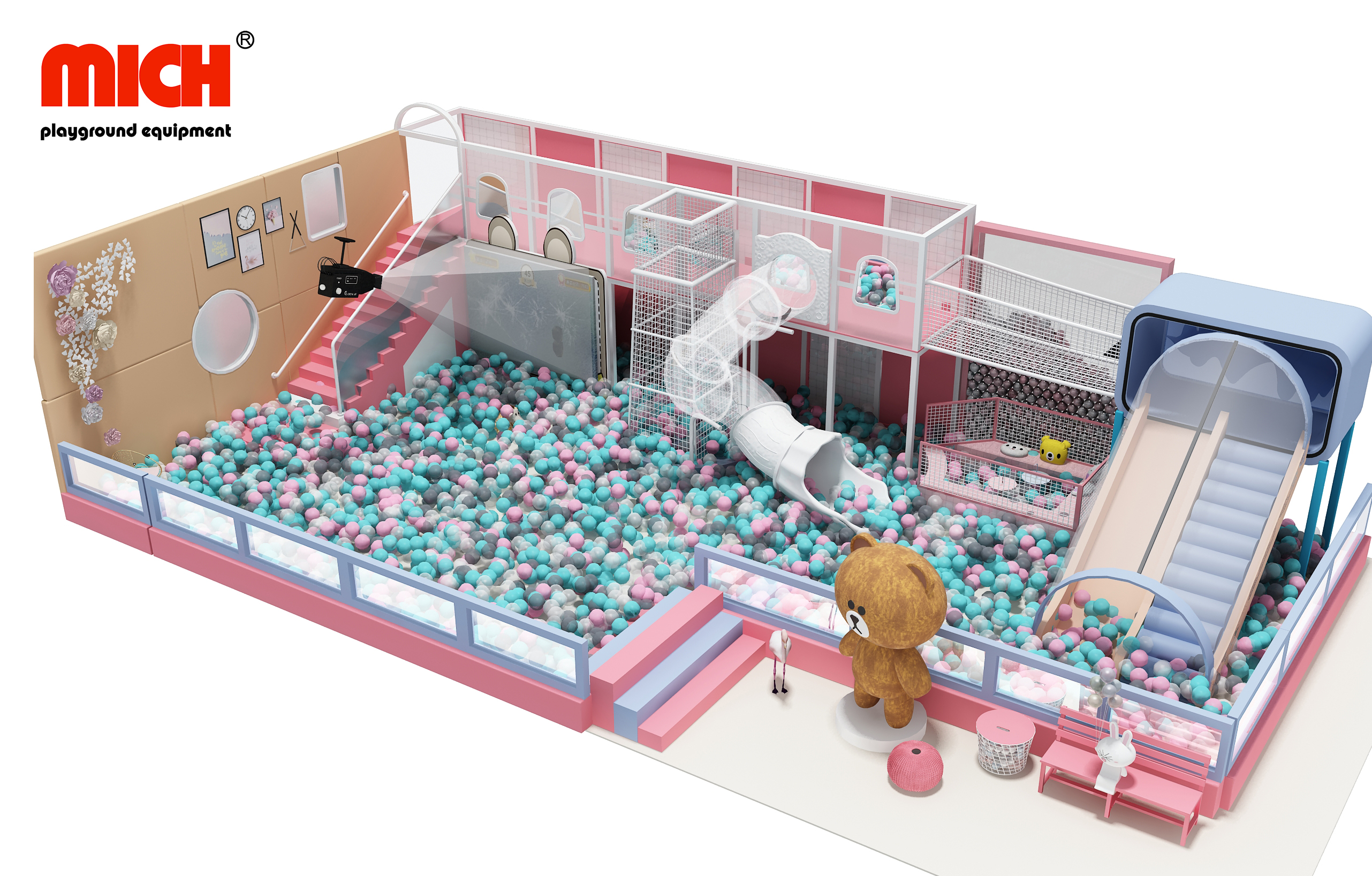 Who Handles Installation for an Indoor Playground from China?