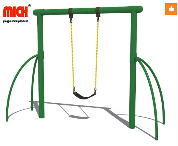 Mich 1113D single seat swing set